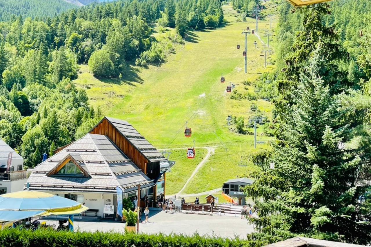 Serre-Chevalierstudio Terrace Next To Ski Slopes Saint-Chaffrey Exteriör bild